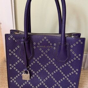 Michael Kors Purple Studded Women's Bag